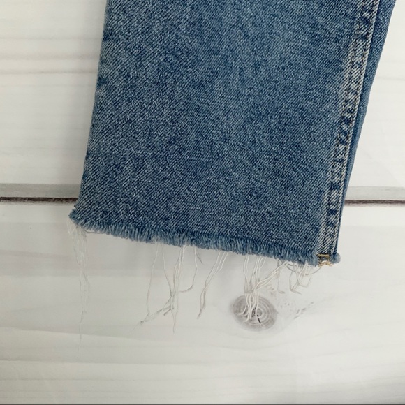 TOPSHOP Straight Raw Hem Jeans L30 - Picture 4 of 7